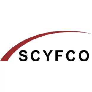 Présentation du logo SCYFCO en couleur sur fond blanc